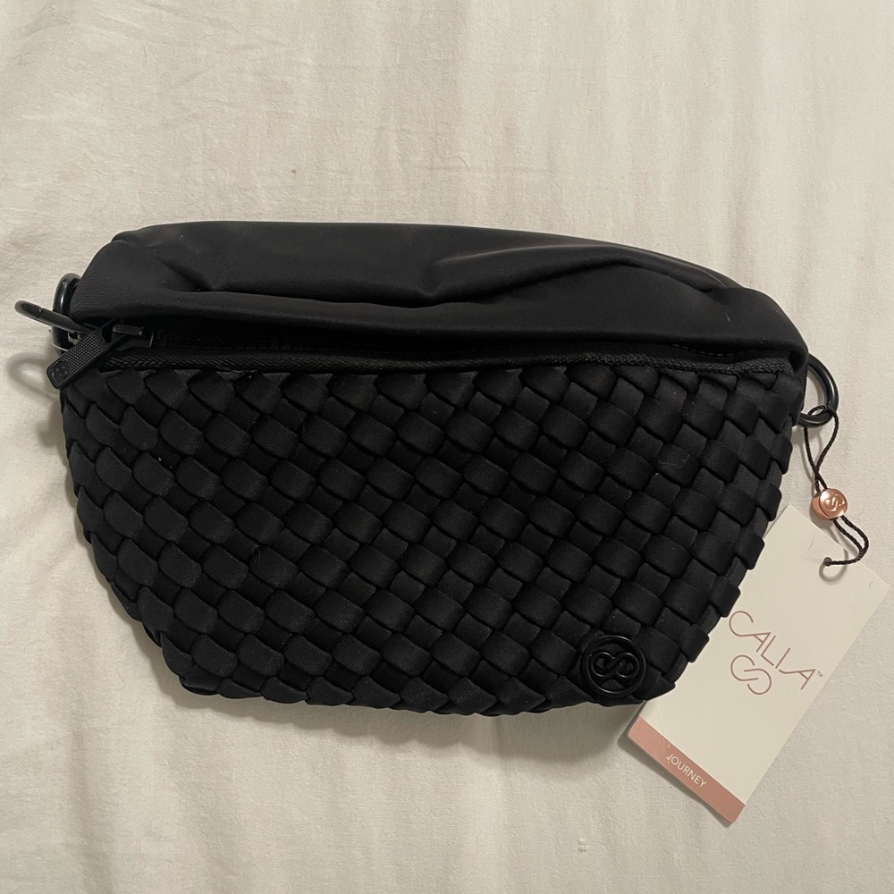 CALIA Journey Woven Belt Bag NWT